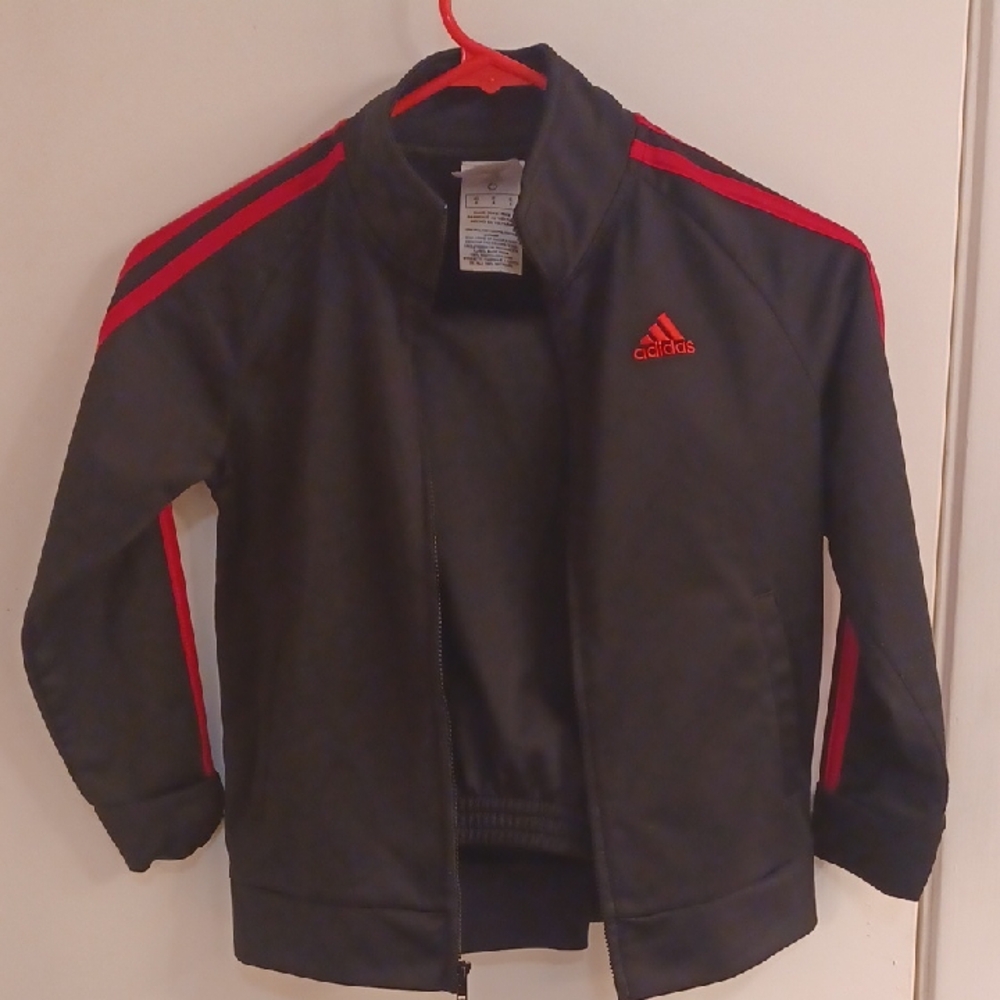 Adidas Kids Black and Red Matching Set